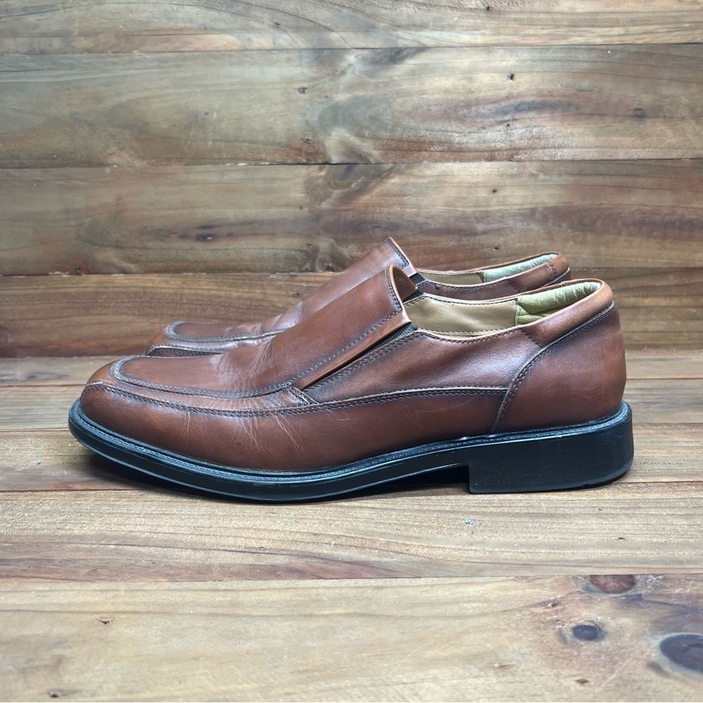 Dockers Pro Style Slip-On All Motion Comfort Shoes Men's 13M Brown Leather